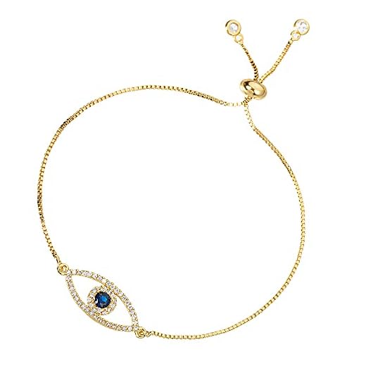 Pulseira delicada banhada a ouro real 14K para mulheres e homens, corrente de ouro ajustável, olho turco Hamsa, clipe de papel, borboleta, berloque, pulseiras para mulheres joias, Cobre, Zircônia