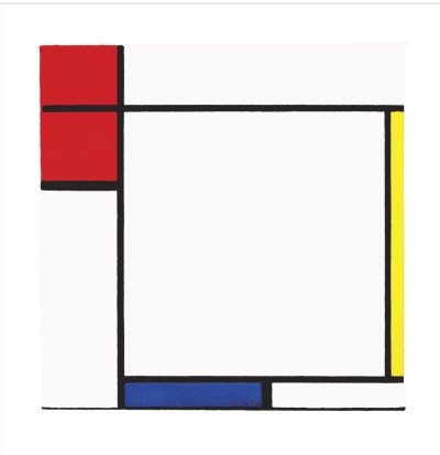 Peinture à l'huile reproduction haut de gamme Mondrian 36x48