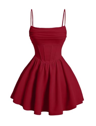 yinyyinhs Spaghetti Straps Chiffon Homecoming Dresses for Teens Short Prom Dress Ruched A-Line Formal Cocktail Party Gowns4