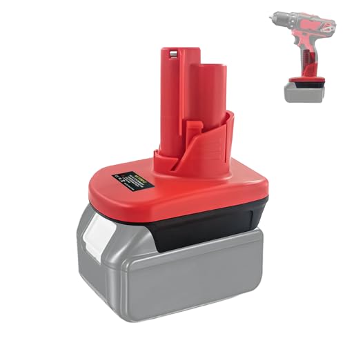 EID 18V to 12V Adapter for Makita 18V Battery and for Milwaukee M12 12V Tool Use, Converter Power for M12 Cordless Tools (Adapter Only)