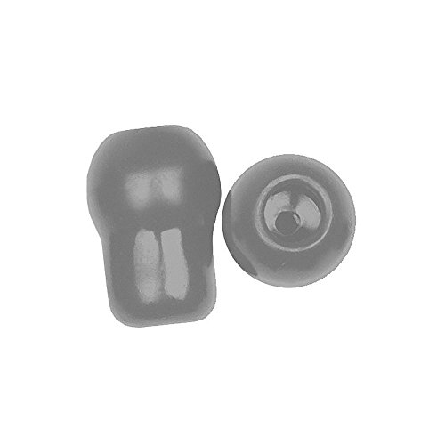 Push On Eartips Color: Grey, Size: Small