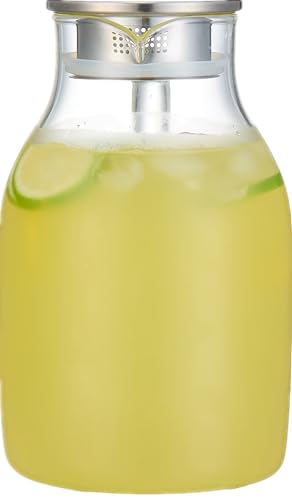 Karafu 68 Oz Borosilicate Glass Pitcher with Lid, Hot Cold Water Tea Jug - Image 5