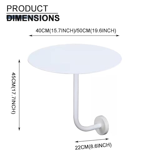 Table basse murale gain de place pour studio et petit appartement