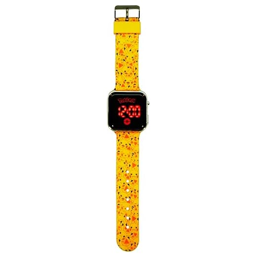 Nintendo - Kids Euroswan- Reloj LED Pokemon, Multicolor (POK4320)