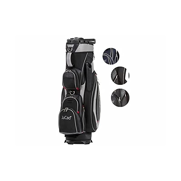 JuCad-Bag-Manager-I-Golf-I-Trolly-I-Bolsa-de-Golf-i-Pantalla-Compartimento-I-Asa-I-Color