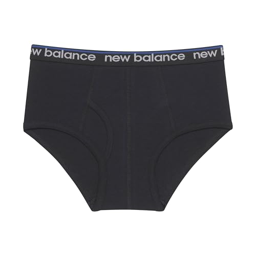 New Balance Boys' Non-Brushed Jersey Performance Wicking Cotton Brief Underwear (5 Pack)2
