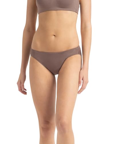 Image of Jockey 1803 Women's Medium Coverage Micro Modal Elastane Stretch Mid Waist Bikini Concealed Waistband and Stay Fresh Treatment