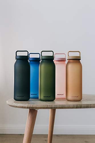WEMUG Waterbottle 21 Oz Easy Carry Handle, Modern