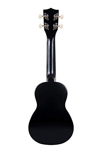 Kala MK SS BLK Finition Satin Vintage Makala Ukulélé soprano Requin – Noir - Les Beatles, Paul McCartney, John Lennon, RIngo Starr, George Harrison Kala MK SS BLK Finition Satin Vintage Makala Ukulélé soprano Requin – Noir – Image 3