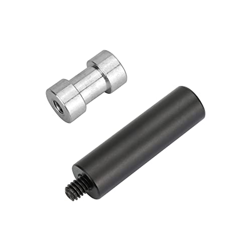 Image of 1 /4 inch-20 Thread Hole to 3 /8 inch-16 Thread Hole Screw Adapter with 15mm Rod