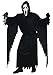 Fun World Adult Ghost Face Costume Set With Blood Accessory and Voice Changer, Medium