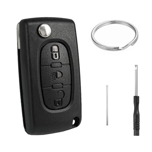 【Accessorio per Chiave Auto con 3 Pulsanti】Il miglior sostituto per un portachiavi con pulsanti rotti o un guscio usurato. Progettato con stampo per portachiavi 1:1, si adatta perfettamente al tuo portachiavi originale. Se solo la piastra dei pulsanti è danneggiata, non è necessario spendere più di 200 euro per sostituire l'intero chiave, risparmiando così denaro.