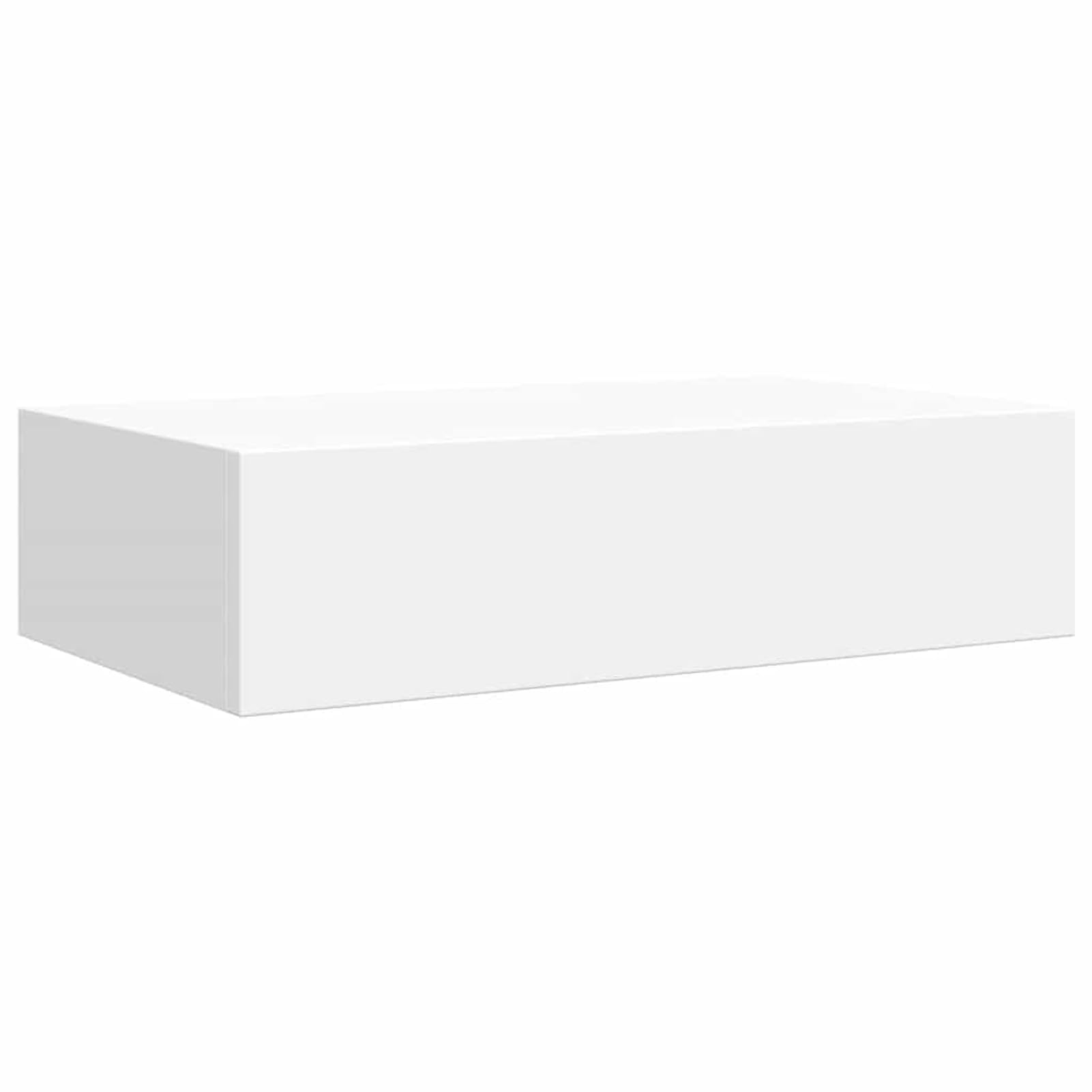Homgoday Schubladenregal Wandregal MDF Metall Weiß 40x23,5x10 cm für Schmuck Uhren Geldbörsen Schlüssel - Kompatibel mit Amazon Cosmo Model330242