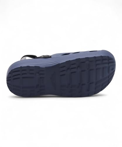 Image of Red Tape Mens Lightweight EVA Clogs Slip-On Comfortable Casual Footwear with Adjustable Back Strap and Anti-Slip Outsole