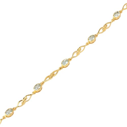 Image of Silvershake Birthstone Gemstones White Gold Plated or Yellow Gold Plated 925 Sterling Silver Scroll /Filigree Celtic Knot Weave 7.25 to 8.75 Inch with Adjustable Extension Bracelet Jewelry for Women