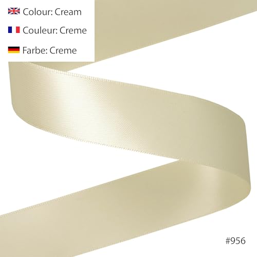 100% Polyester Double Sided Satin Ribbon for Weddings Gift Wrapping, Floral Arrangements, Crafts, Cakes, Bows, Decorations - Image 2