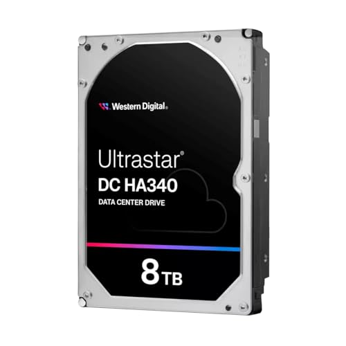 WESTERN DIGITAL Ultrastar DC HA340 3.5p 26.1MM 8To 256Mo 7200TPM SATA Neuf - vue 4