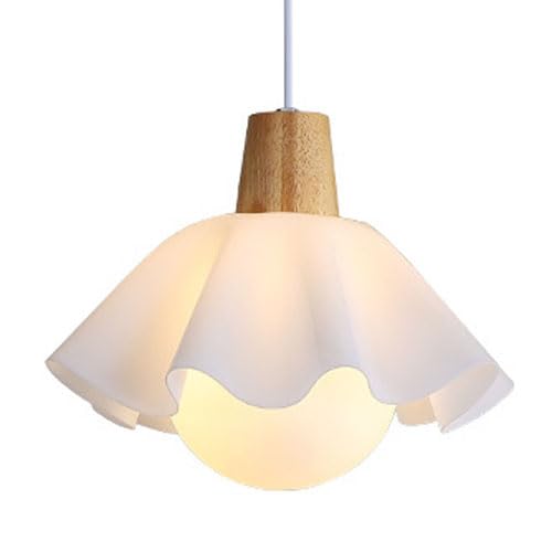 Suspension cuisine îlot E27 : luminaire industriel chic avec abat-jour plissé