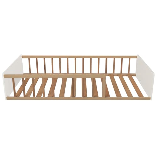 Variante de WEBER INDUSTRIES cama montessori Pilou 90x190 Blanco/Madera