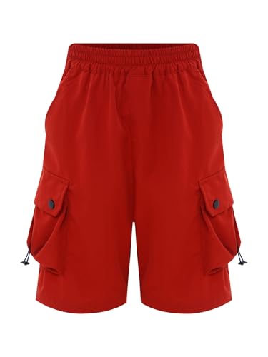 Kids Boys Lightweight Quick Dry Cargo Joggers Shorts Casual Summer Athletic Sports Shorts Bermuda Bottoms3