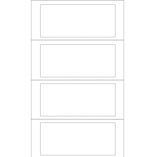 Nuovo Etichette adesive in modulo TT951-2 - 140 x 60 mm - per passaggio di proprietA\' auto - Markin - conf. 400 etichette