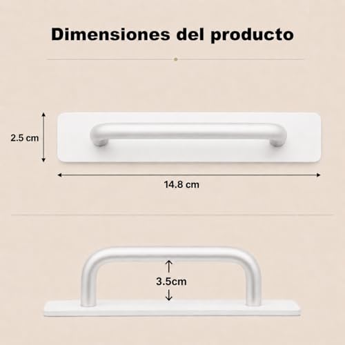 Jaladeras para puertas de aluminio 11 Imagen adicional