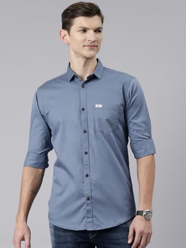 Image of Majestic Man Men Classic Slim Fit Pure Cotton Casual Shirt