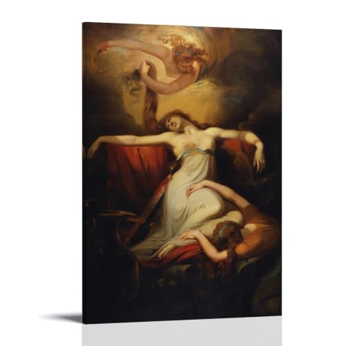 Toile Henry Fuseli Dido de qualité supérieure pour décoration d'intérieur moderne