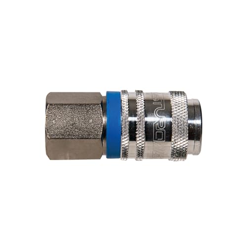 Mecafer 156322 - Giunto rapido universale in metallo 3/8", attacco femmina