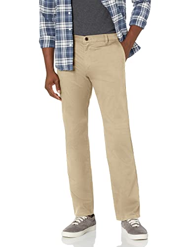 Dockers Men's Straight Fit Original Khaki All Seasons Tech Pants D2, Dockers Khaki - Tan, 38W x 32L