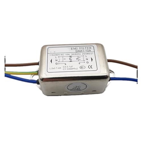 Filtre DAA1 10A filtre de puissance monophasé 220V anti-interférence électromagnétique