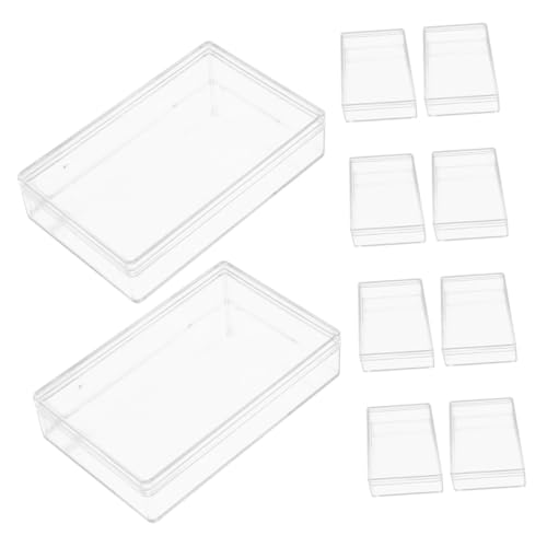 KAILIKETIY 12個 透明蓋付きキャンディーボックス 長方形チョコレート収納ケース ナッツや小菓子に 耐久性ある軽量素材で携帯便利 おしゃれな