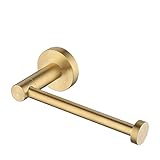 Paket enthält: Toilettenpaierhalter Gold x 1, Hardware Paket (für Schraubmontage) x 1, Installationsanleitung x 1. Ein Stück, kein kombinierte Installation erforderlich, einfache und schnelle Montage.