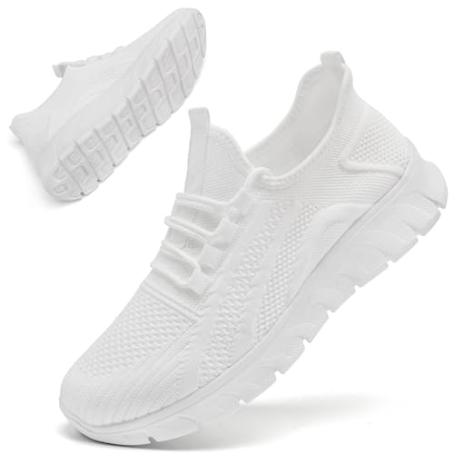 Image of Mens Running Shoes Walking Sneakers Tennis Gym Slip on Shoe | Non Slip | Workout | Breathable | Lightweight | Casual | Athletic