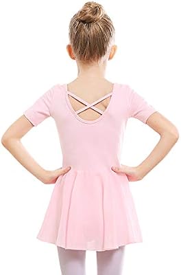 Stelle Ballet Leotards for Girls: Criss-Cross Back Dance Dress (Size BP, 8-9Y)