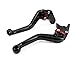 RIDE IT PT-GROM Adjustable short Brake and Clutch Levers for HONDA GROM 2014 2015 2016 2017 2018 2019,HONDA Monkey Z125 2019-Black