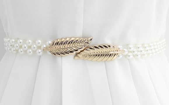 Faux Pearl Beaded Belt2