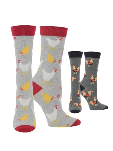 Image of WHD Chicken Crew Socks for Women & Men