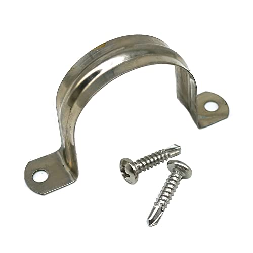 Routing Clamp,304 Stainless Steel,2 Mounting Points,1-5/16