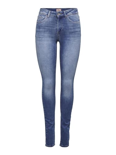 ONLY Damen Onlblush Life Mid Skinny Rea12187 Noos Jeans, Medium Blue...