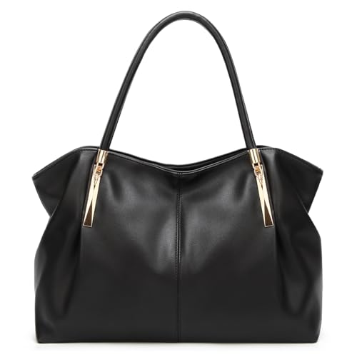 Ladies Satchel Tote Bag for Women Shoulder Handbag Genuine Leather Bags for Daily Commute or Shopping