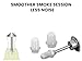 Zebra Smoke Hookah Diffuser Silencer Filter Shisha Muffler Silicone Hookah Accessories White/Clear