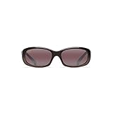 Maui Jim Women's Punchbowl w/ Patented PolarizedPlus2 Lenses Polarized Fashion Sunglasses, Chocolate Fade/Maui Rose Polarized, Small