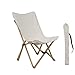 Produktbild osoltus Holz Faltsessel Sessel Campingsessel (Beige, Stuhl) faltbar Hocker für Outdoor und Indoor