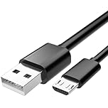 pluX Replacement Kindle Charger Cable [UK Micro USB], High-Speed Power Lead for Amazon Fire HD, Paperwhite, and Oasis Tablets; Compatible with Legacy Kindle Models (2007 to 2018)