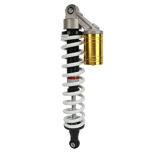 Amortiguador, Amortiguador de Resorte de 390 Mm Amortiguación Ajustable Alto Rendimiento Amortiguador de Servicio Pesado Suspensión Trasera Amortiguador de Aire para Motocicleta