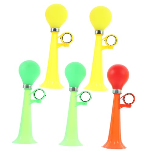 FOYTOKI 5pcs Bicycles Bike Horns for Boys and Girls Teens Loud Air Horns Safety Cycling Accessories Easy Install Design Random Color