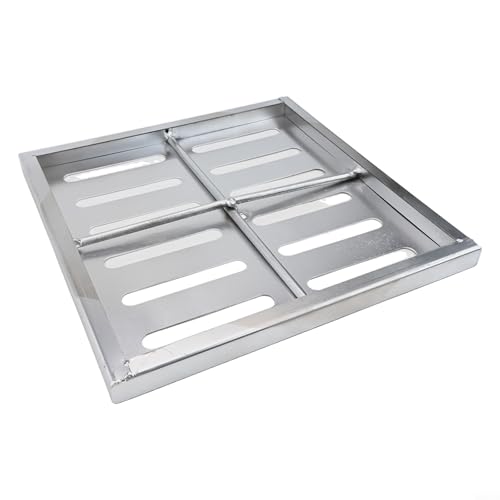 Grille d'évacuation d'eau extérieure 300x300 en acier inoxydable - 3