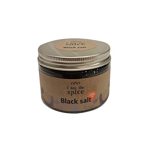I am the spice Noir sel, sel de mer avec du charbon, 100 g