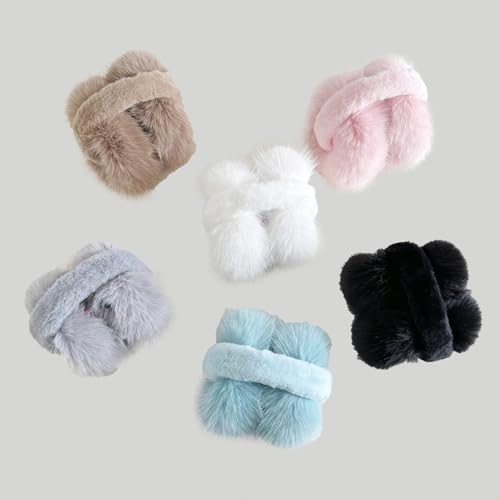 Lovely Plush Earmuffs Fashionable Ladies Warmth Ear Covers Softable Earmuffs For Girls Essential Cold Weather Gear3